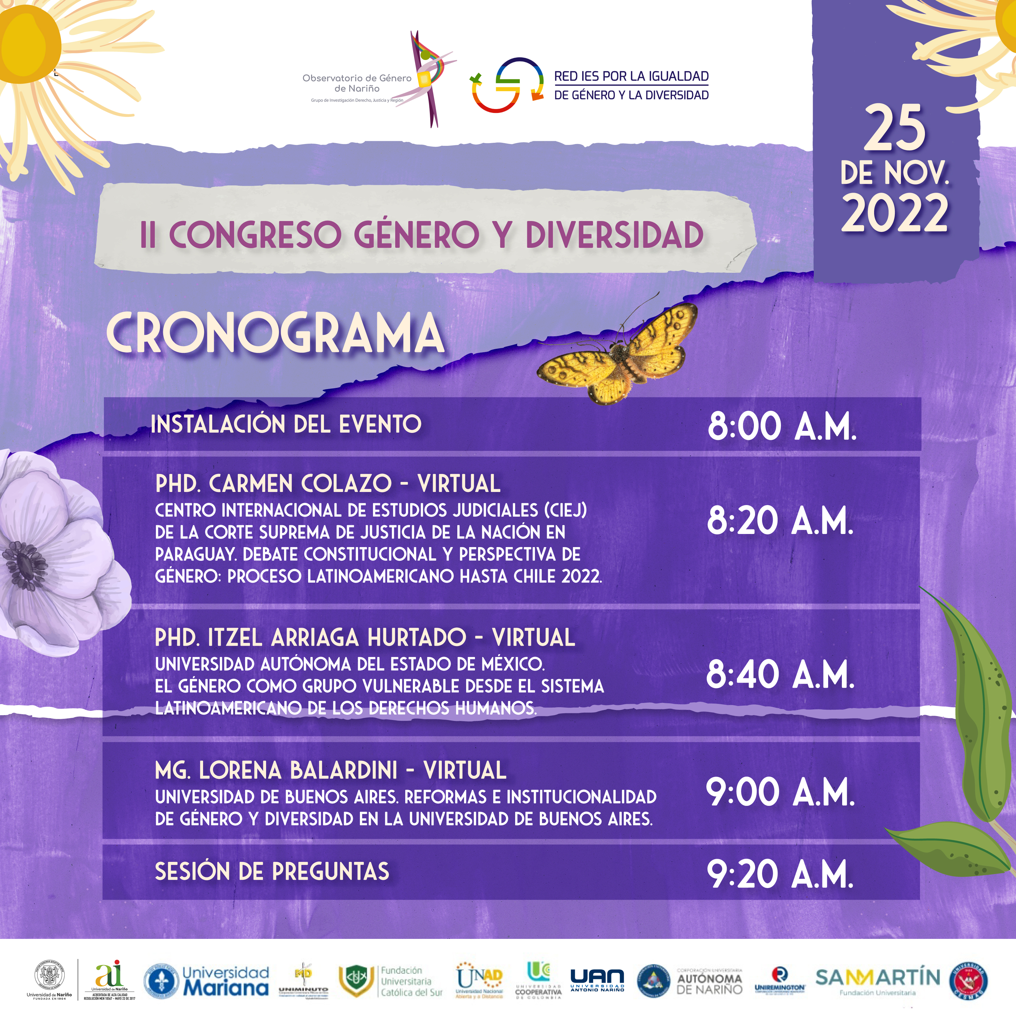 UDENAR-PERIODICO-II-Congreso-Genero-Diversidad-CRONOGRAMA