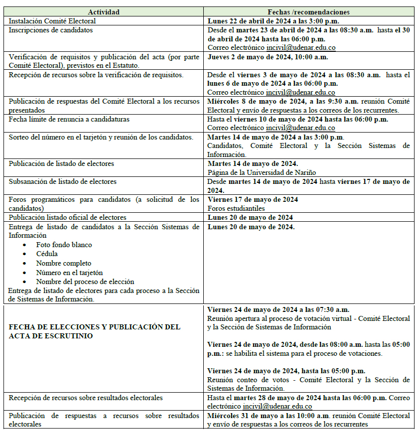 calendario ingenieria civil