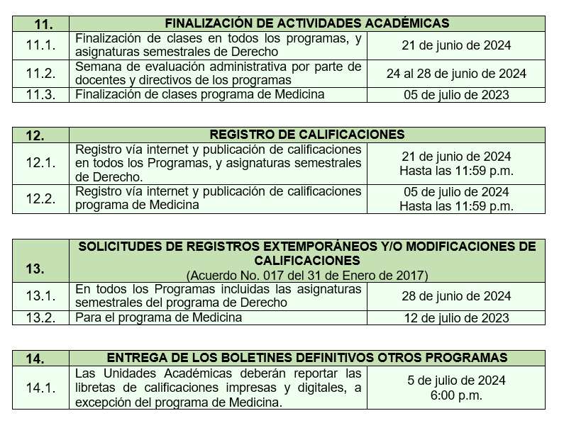 Modificación calendario A 2024 11-14