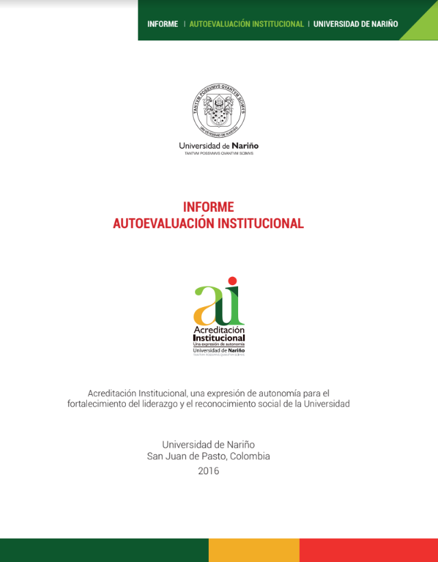 Informe Autoevaluación Institucional