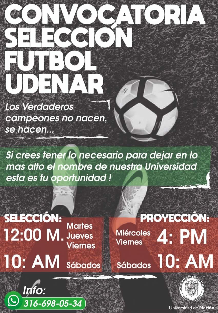 Convocatoria seleccion de Futbol