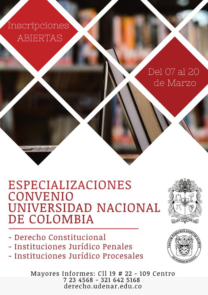 Especializaciones convenio U nacional