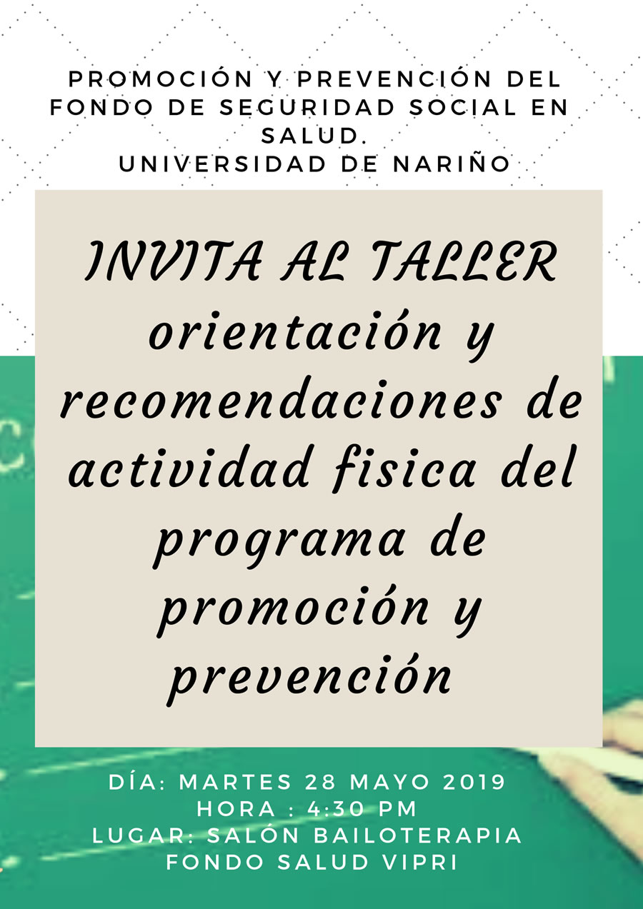 TALLER ACTIVIDAD FISICA