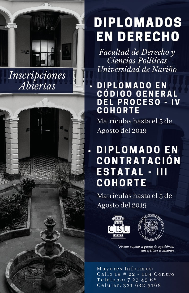 Diplomados derecho 2019