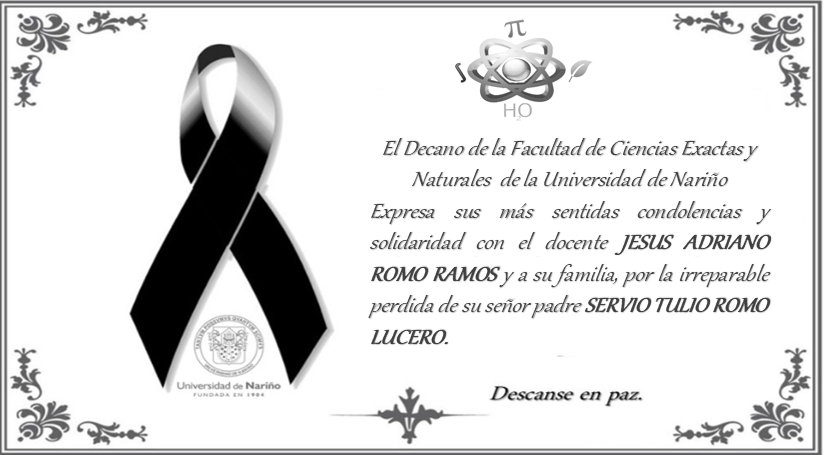 condolencias Profesor Jesus Adriano Romo