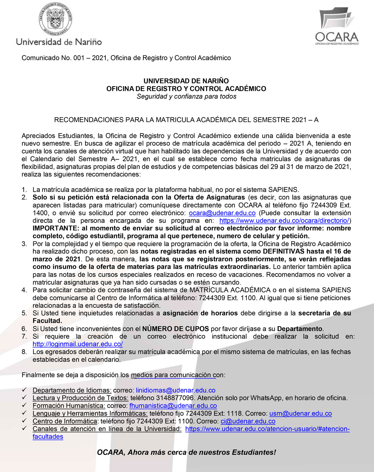 COMUNICADO-1-2021-OCARA