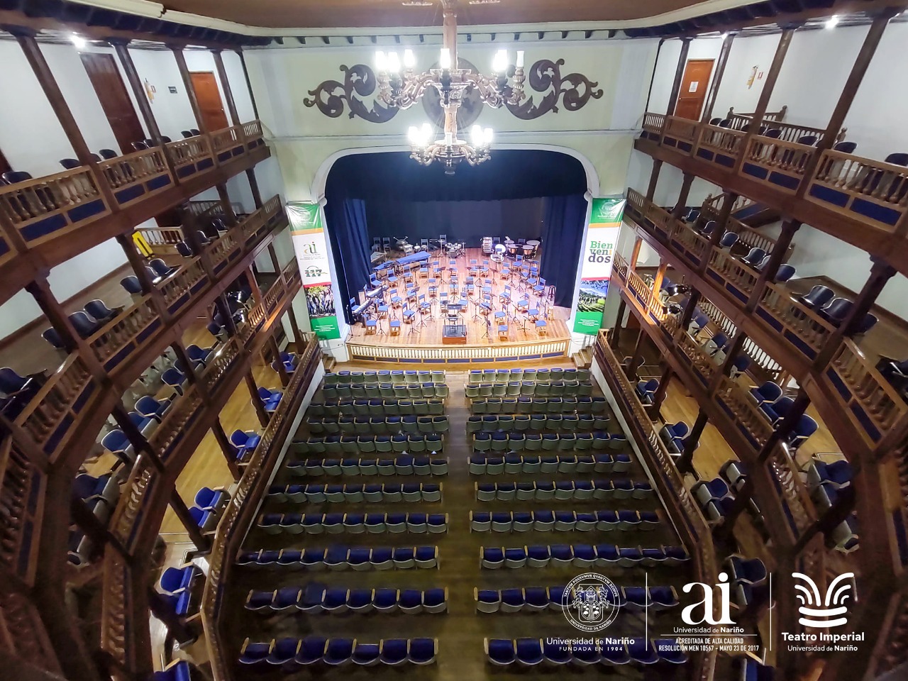 Interior Teatro Imperial.