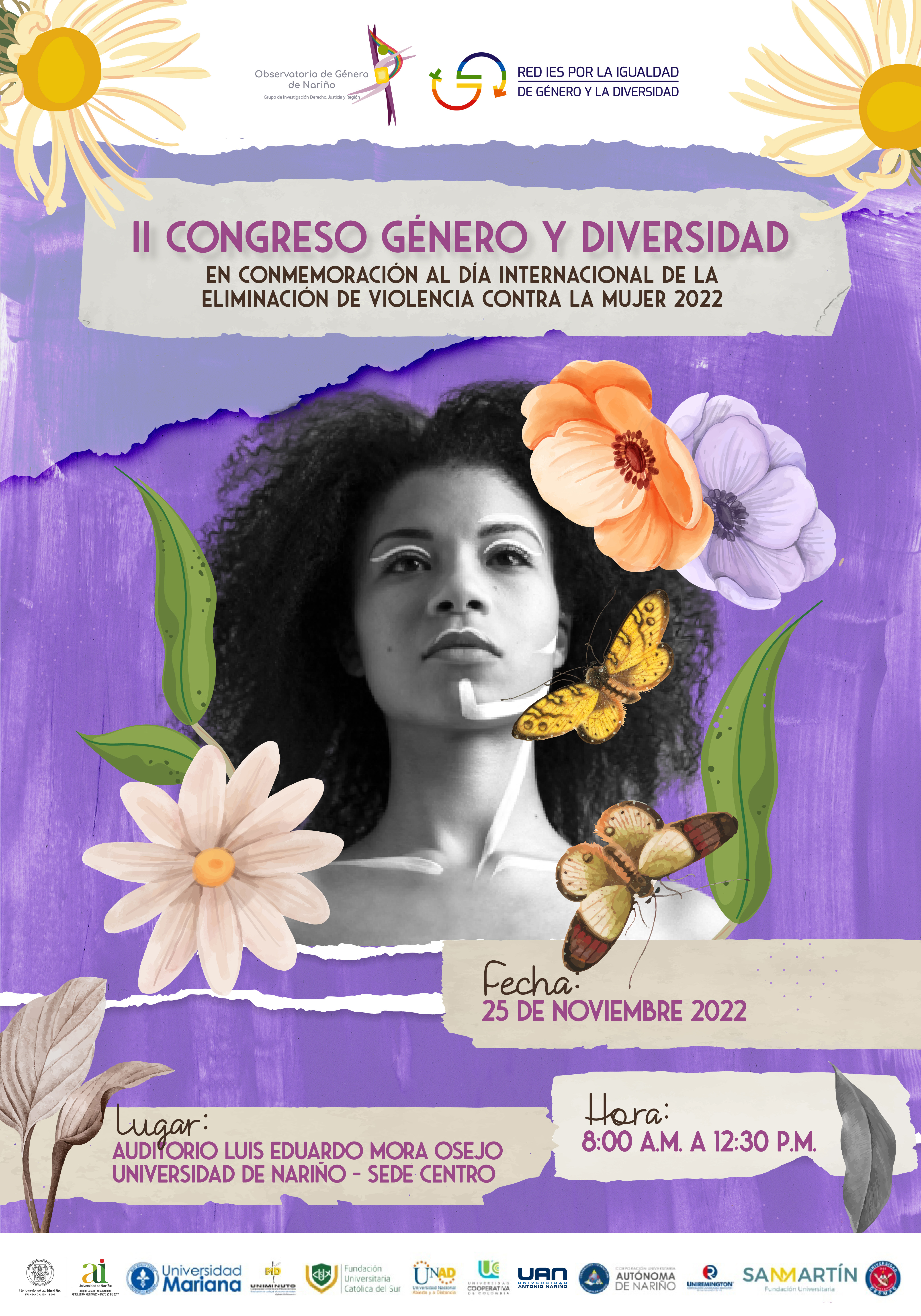 afiche segundo congreso género y diversidad
