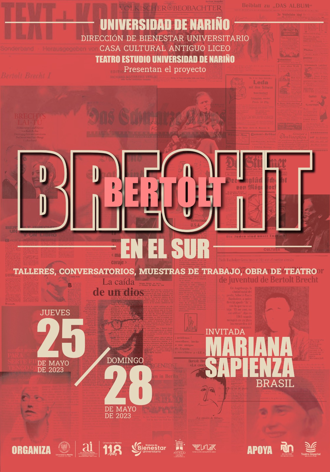 Bertolt Brecht en el Sur