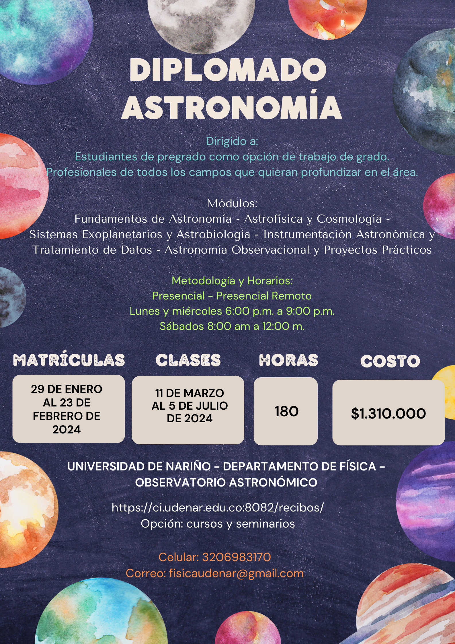 DIPLOMADO EN ASTRONOMÍA