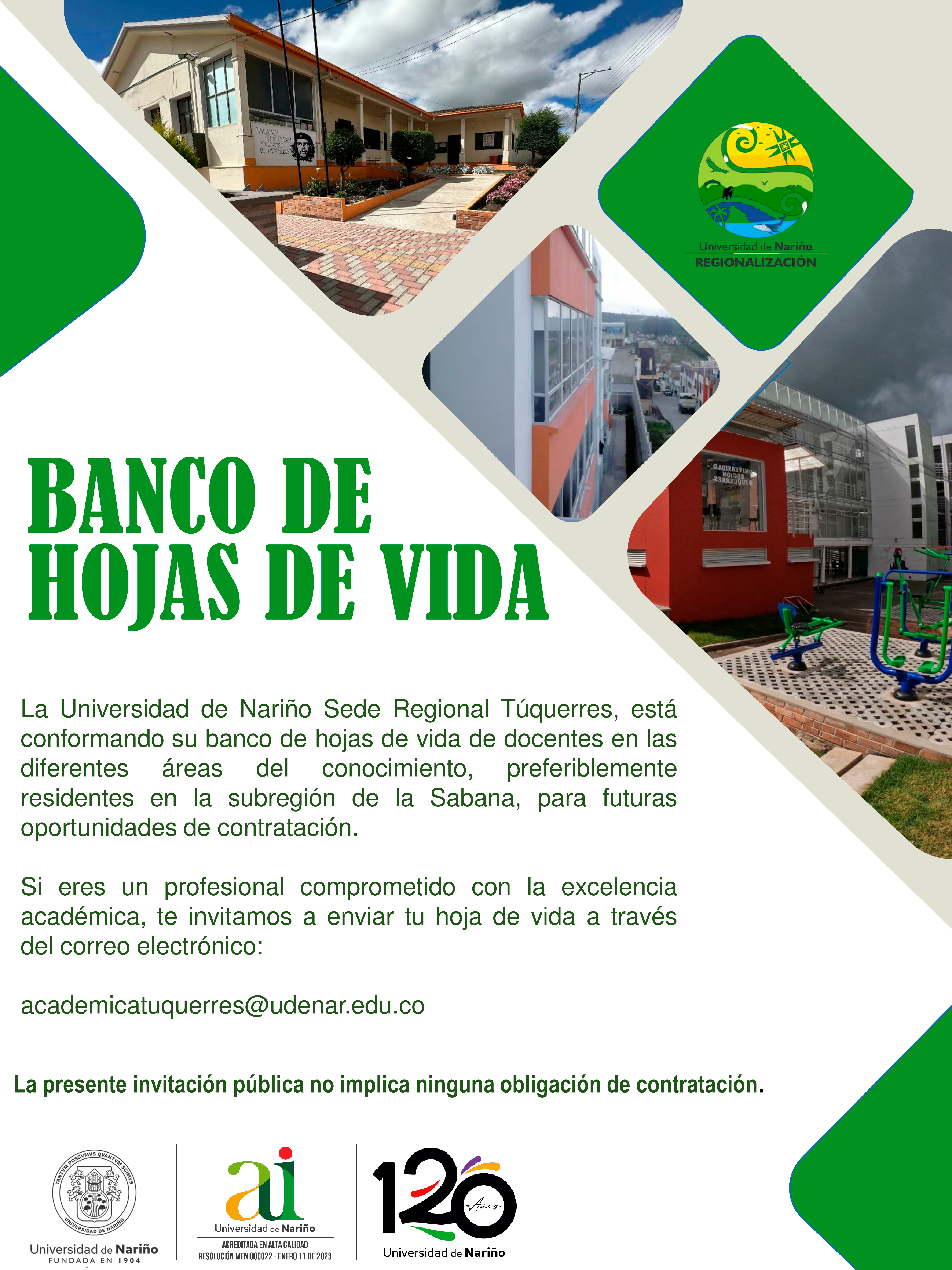 Banco Hojas de vida