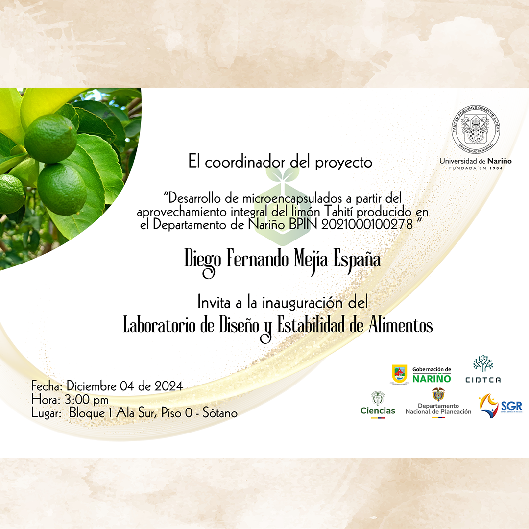 Laboratorio de Diseño y Estabilidad de Alimentos