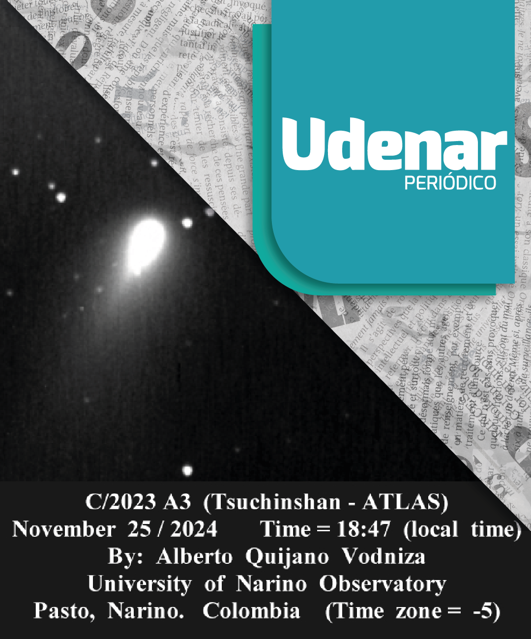 Cometa del Siglo Parte 3 Periódico