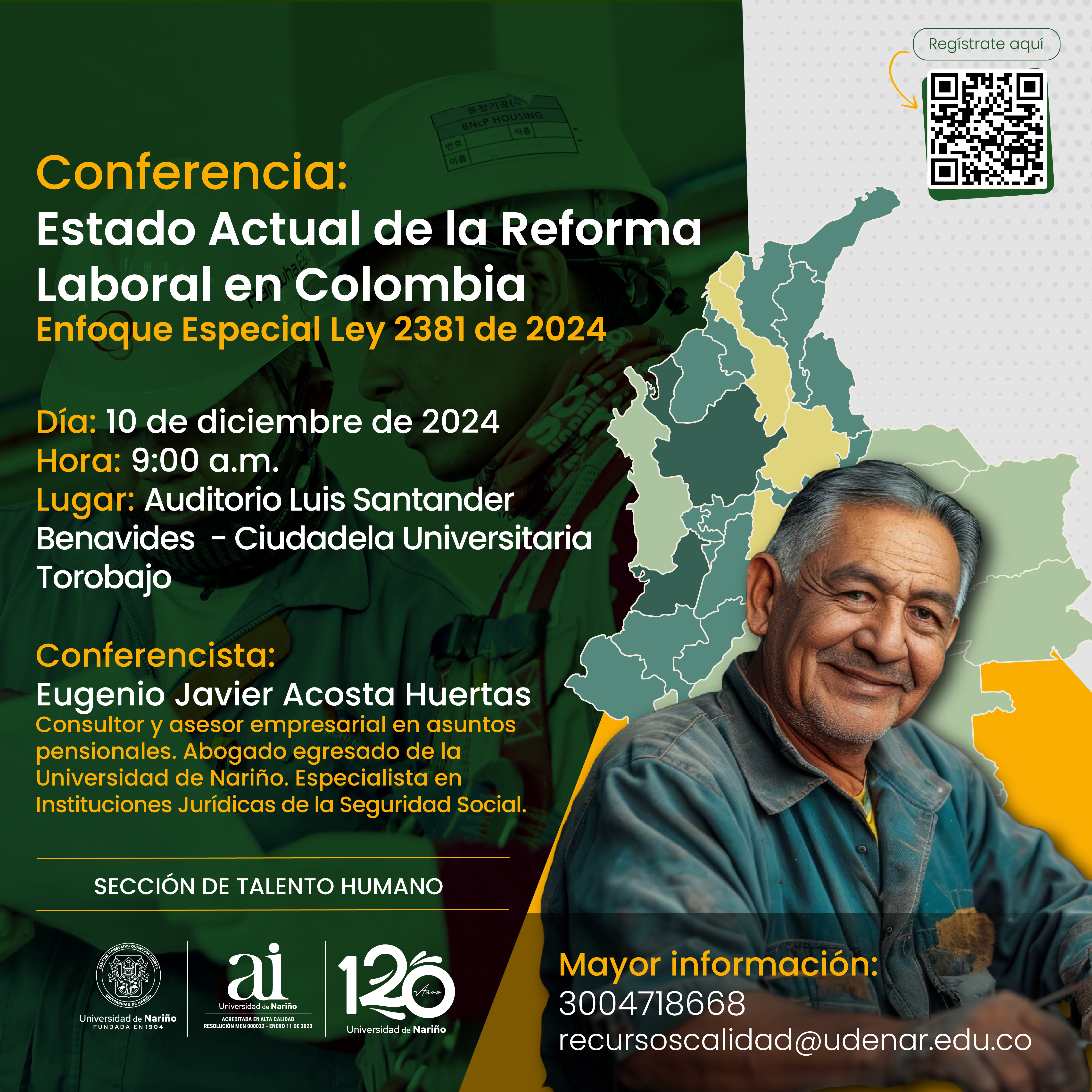 Conferencia Estado actual de la reforma laboral en colombia