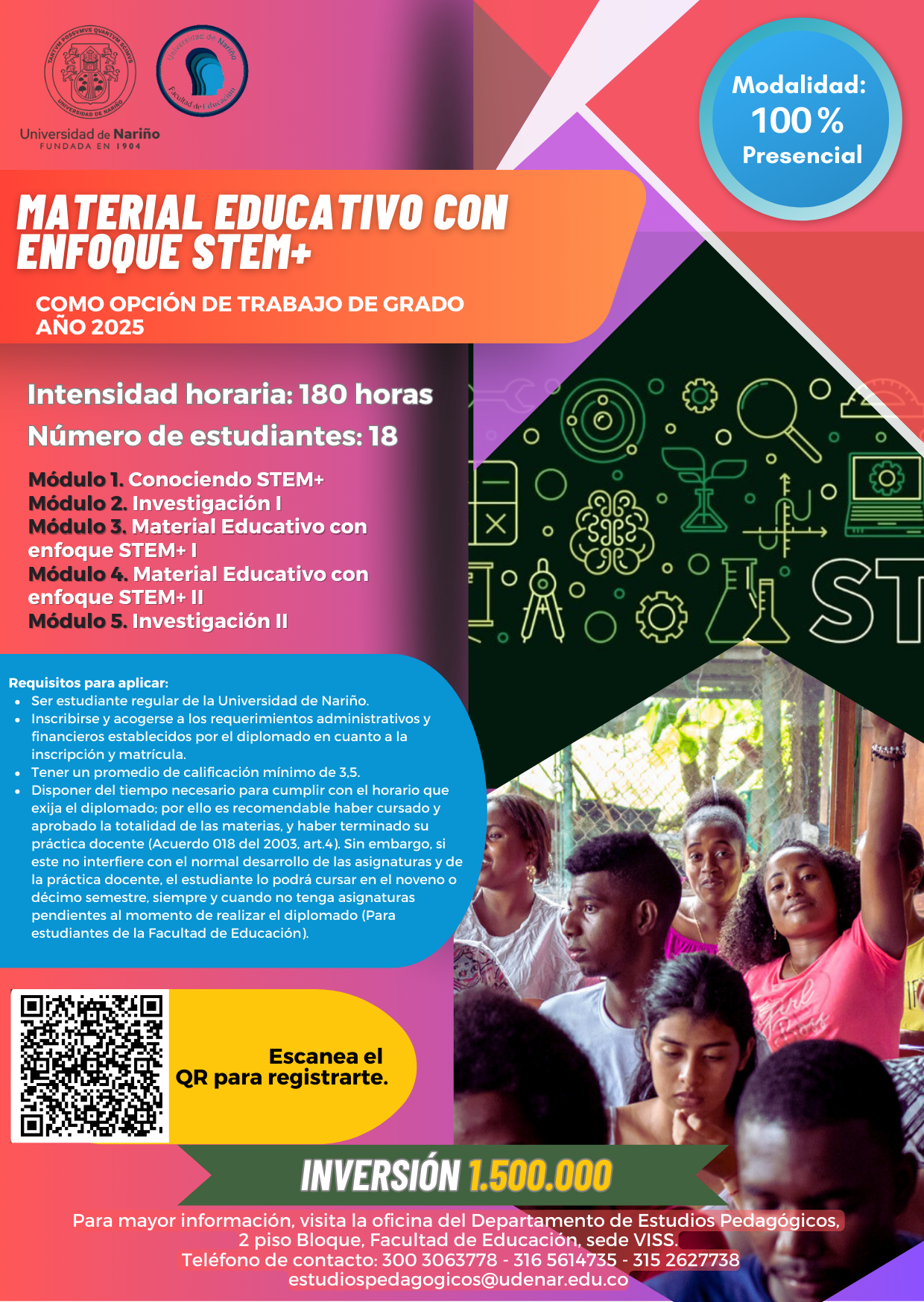 Material educativo con enfoque STEM+