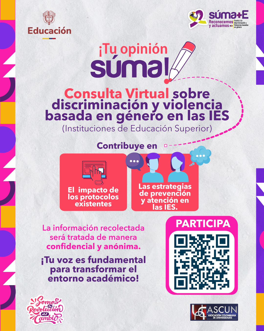 Consulta Virtual Discriminacion y VIolencia en Genero