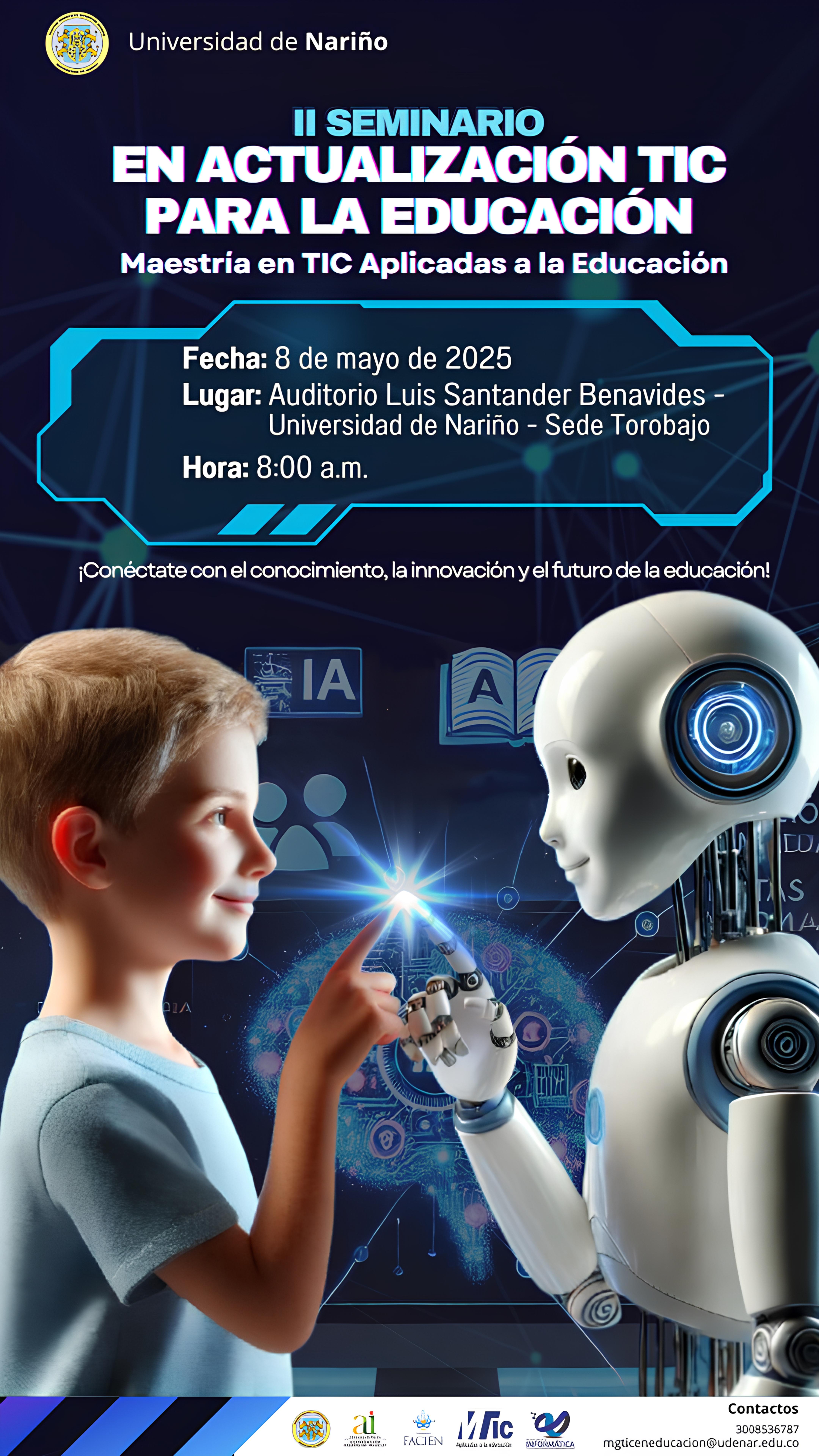 AFICHE - SEMINARIO - MAESTRÍA EN TIC APLICADAS A LA EDUCACION 2025