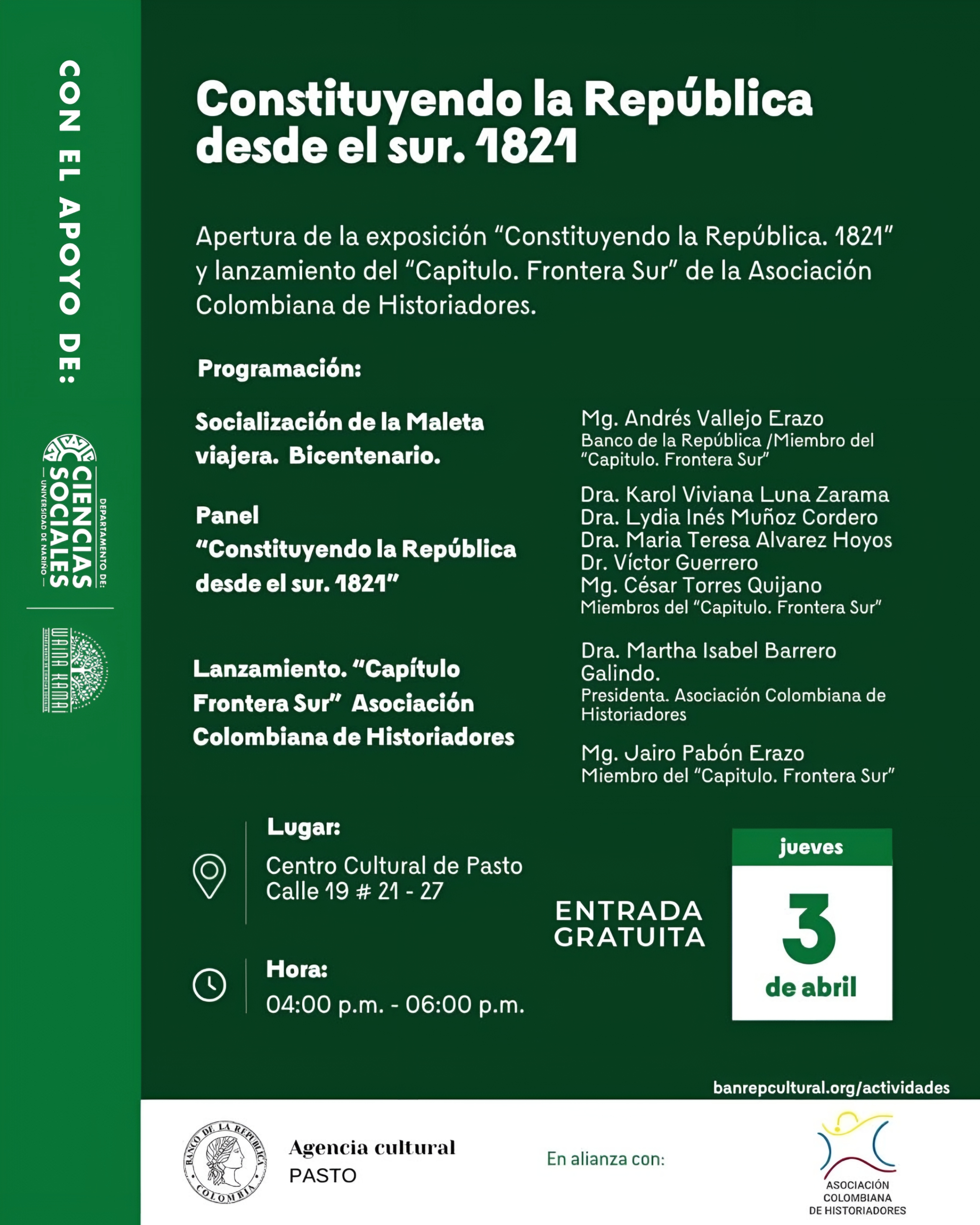 Constituyendo la República desde el sur 1821
