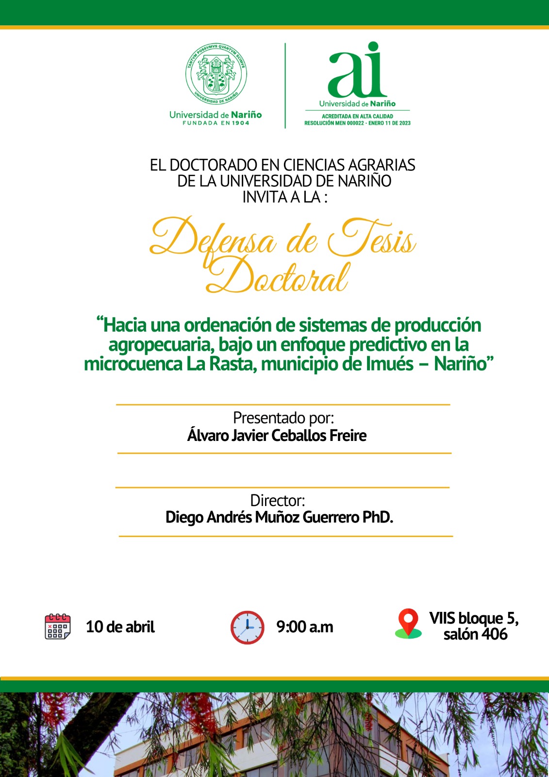 defensa de tesis doctoral