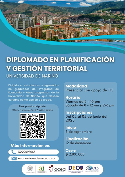 Diplomado en Planificación y Gestión Territorial – Universidad de Nariño