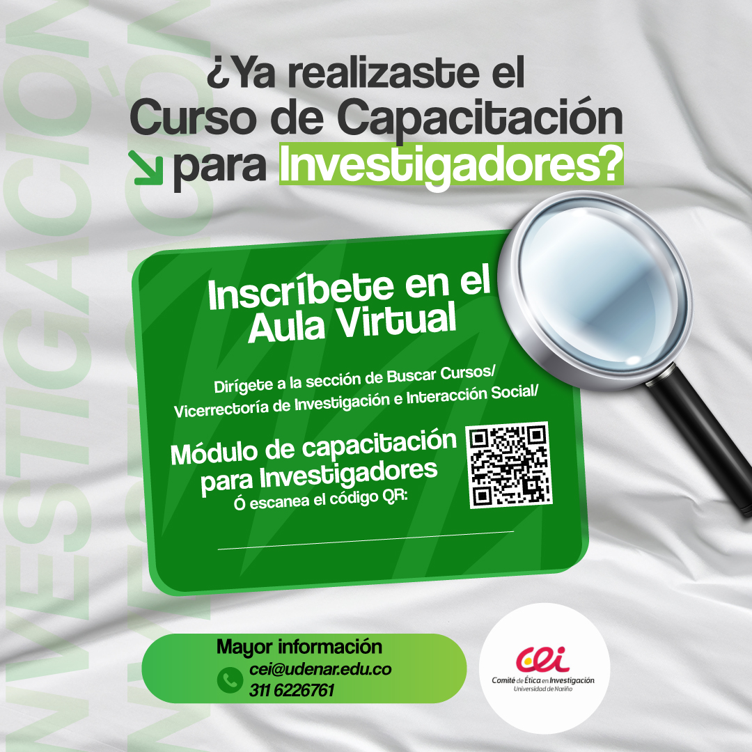 Curso capacitación para investigadores