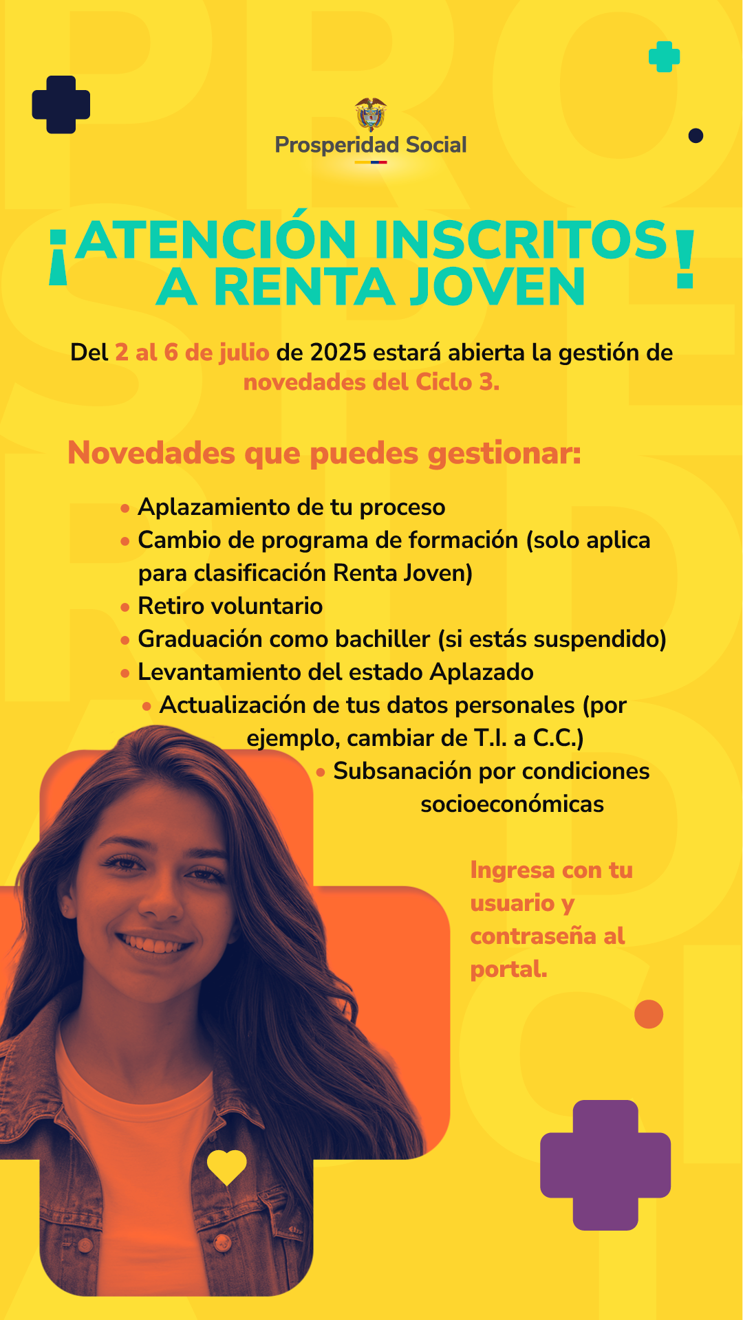 Novedades Ciclo 3 Renta Joven