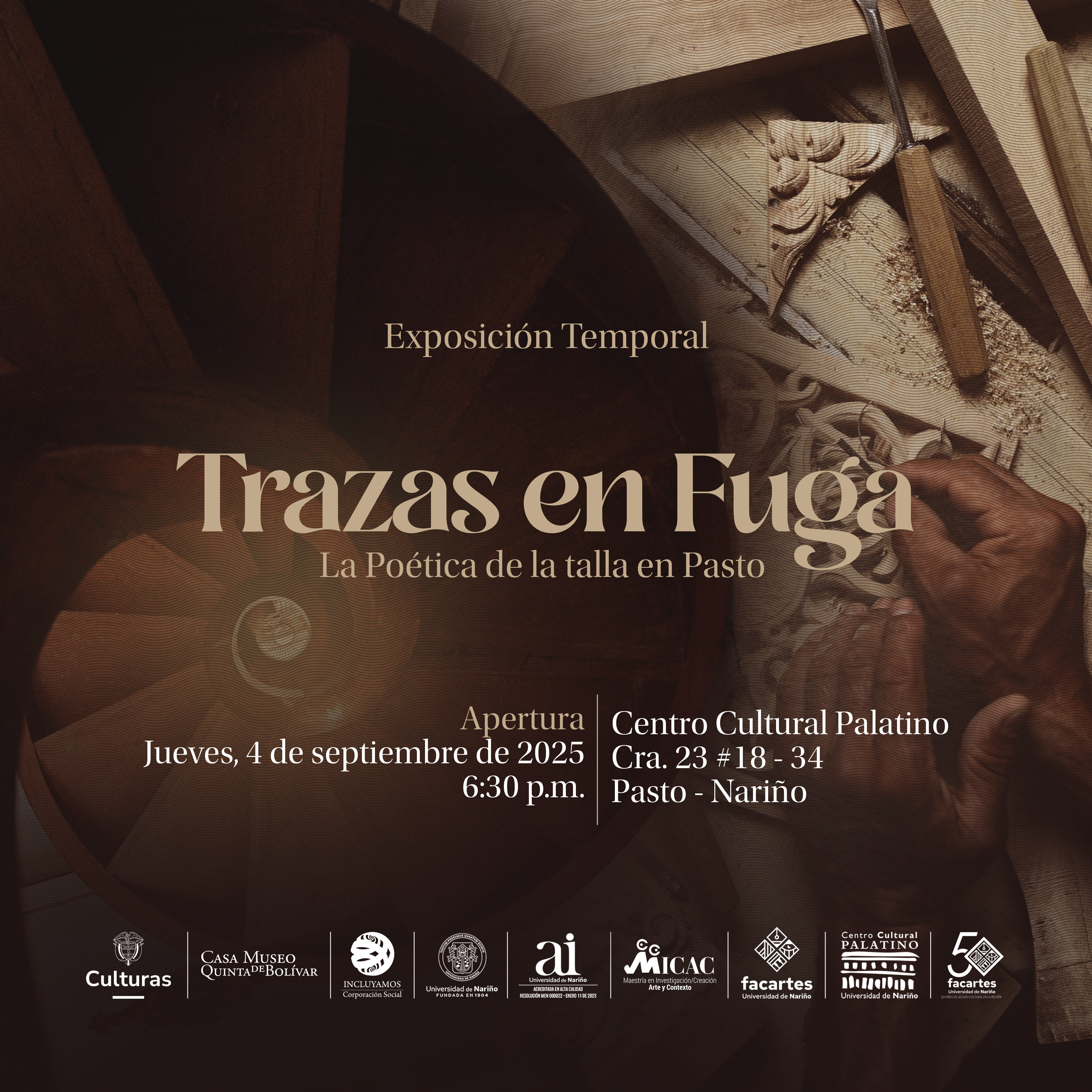 Evento Trazas en Fuga Flyer