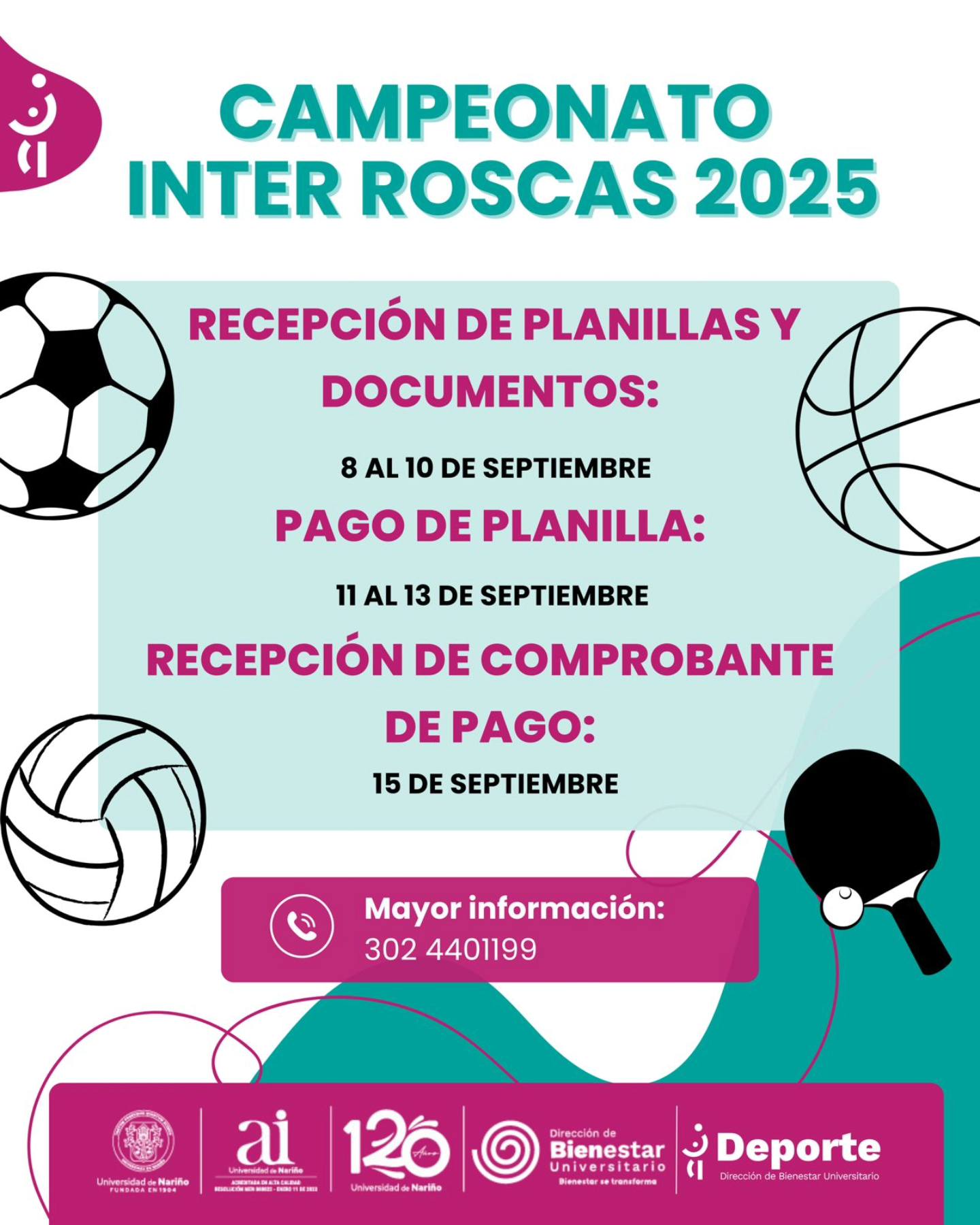 Campeonato inter-roscas 2025 actualizacion