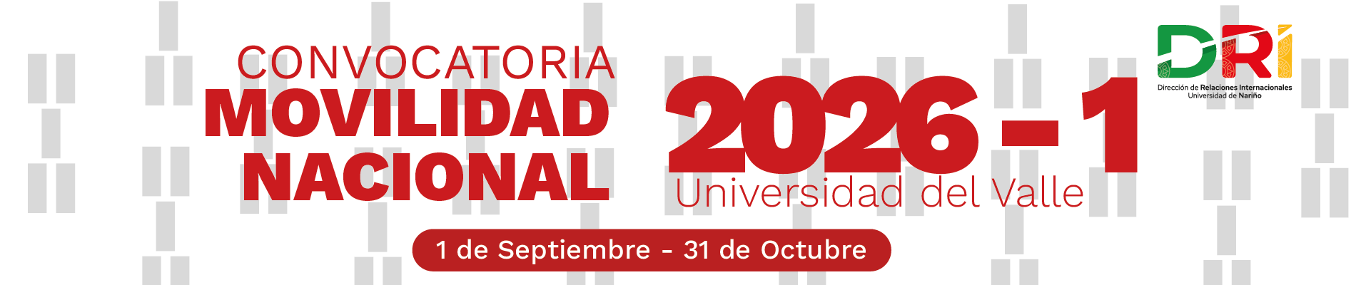 Convocatoria Movilidad Nacional 2026-1