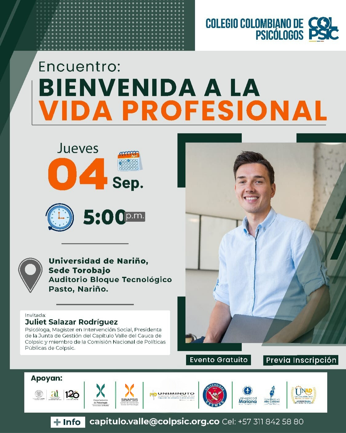 Encuentro de bienvenida a la vida profesional