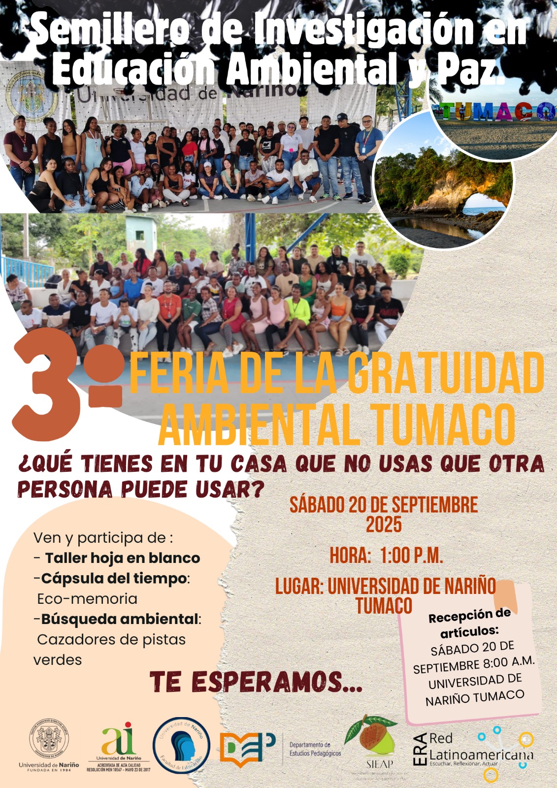 Tercera feria de la gratuidad ambiental tumaco