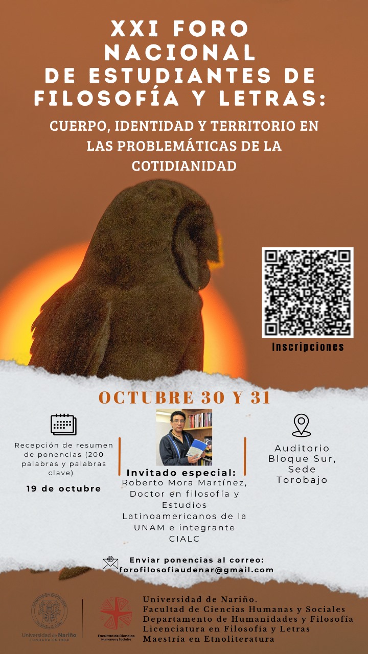 XXI Foro de Estudiantes de Filosofía y Letras imagen 1