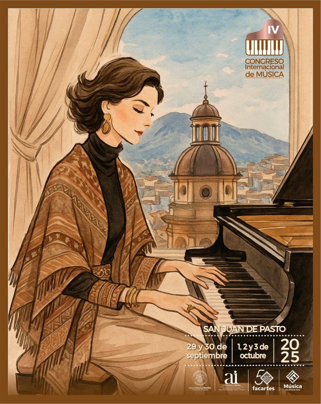 afiche IV Congreso Internacional de Música
