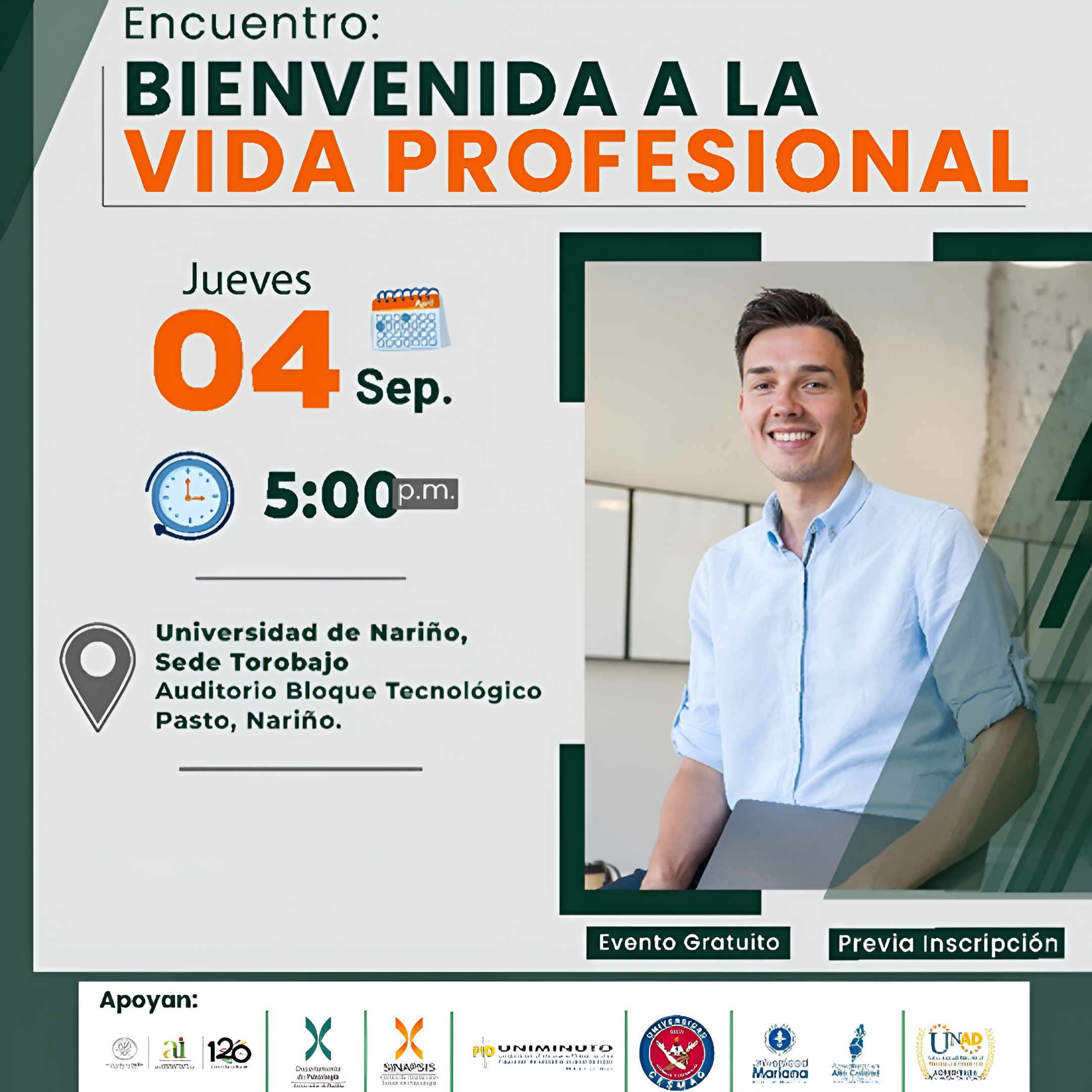 bienvenida a la vida profesional destacada