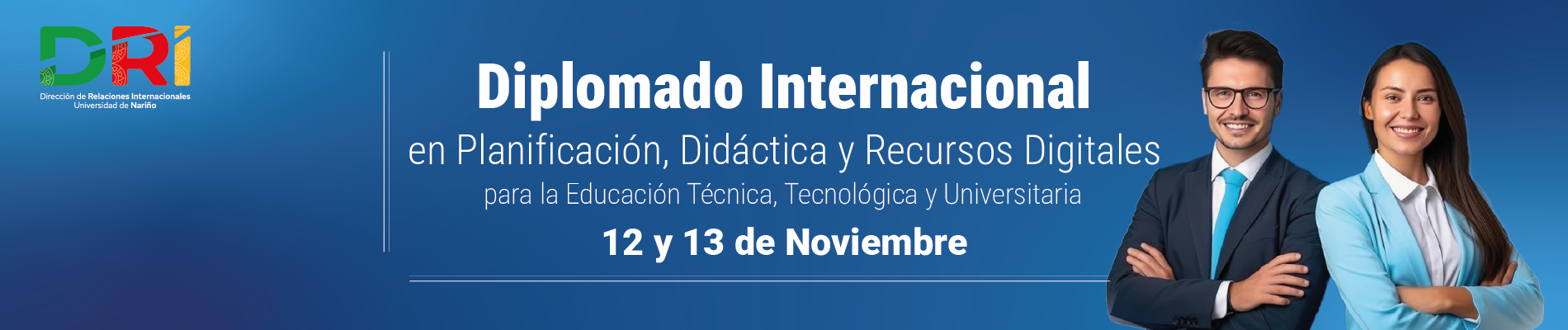 Banner Diplomado Internacional en “Planificación Didáctica y Recursos Digitales para la Educación Técnica, Tecnológica y Universitaria”