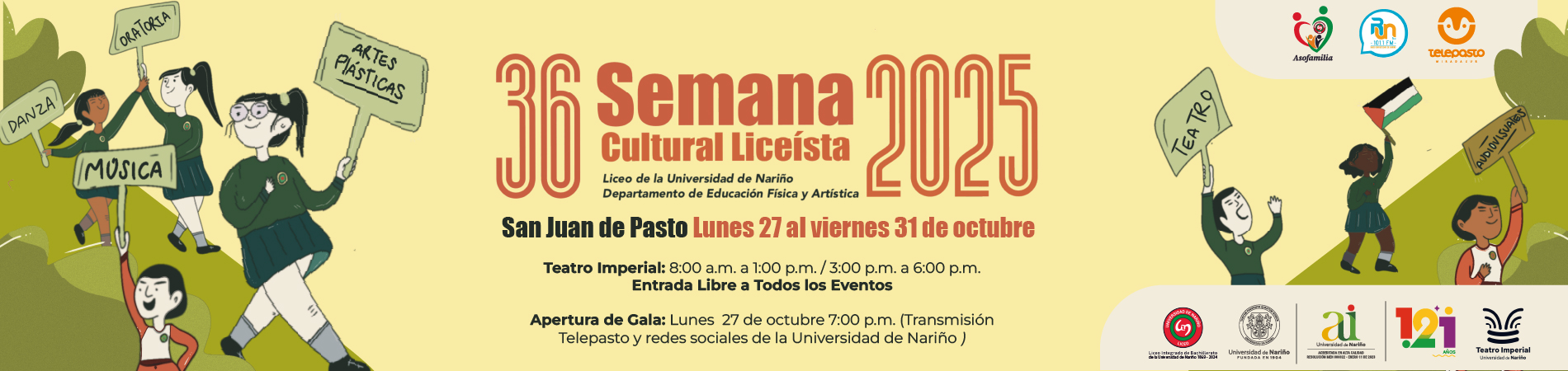 Banner Semana Cultural Liceista 2025