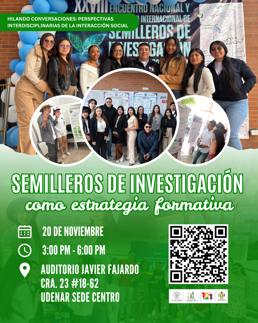 Conversatorio Semilleros de investigación como estrategia formativa