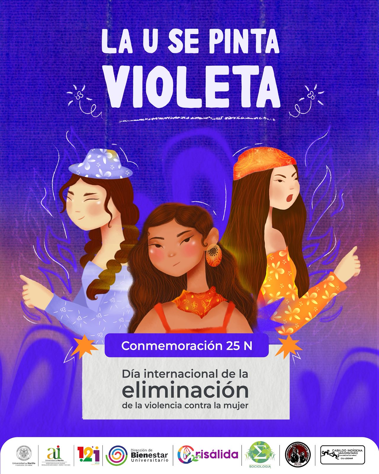La u se pinta de violeta img 1