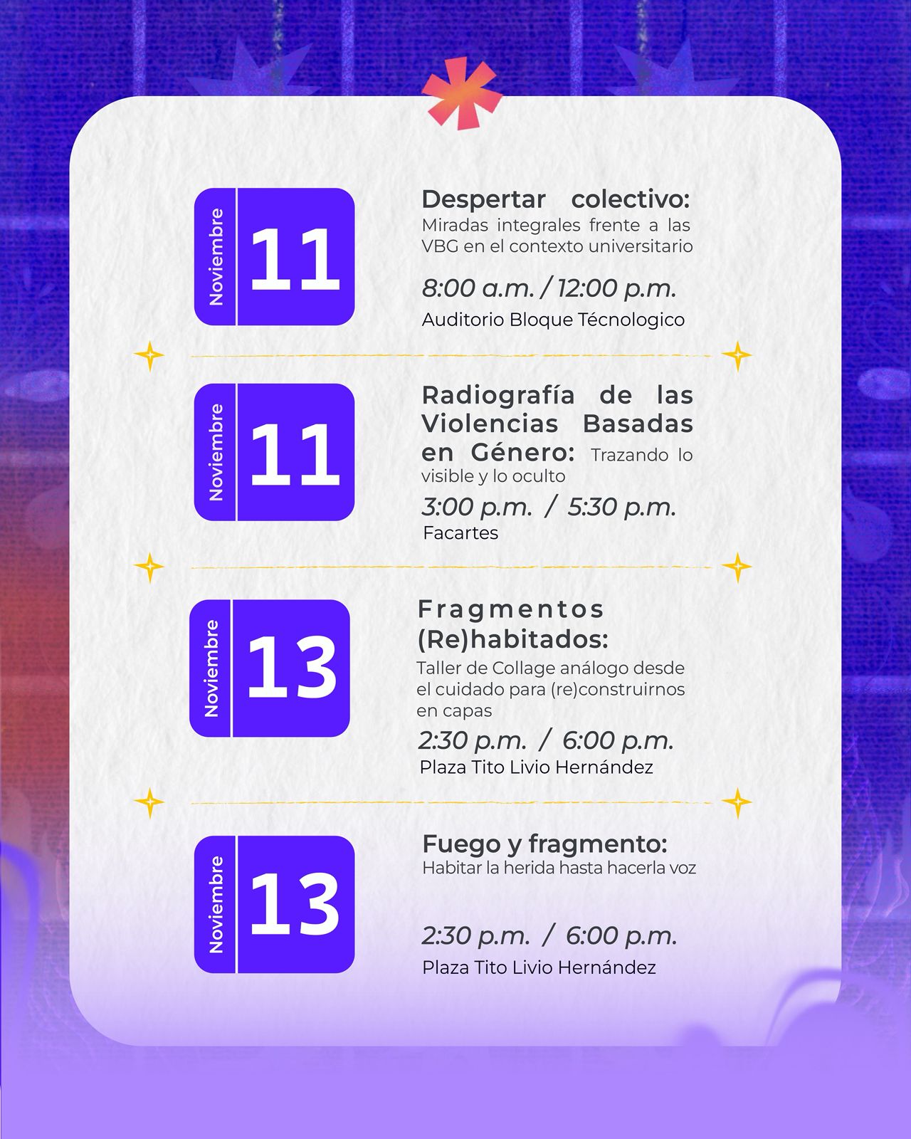 La u se pinta de violeta img 2