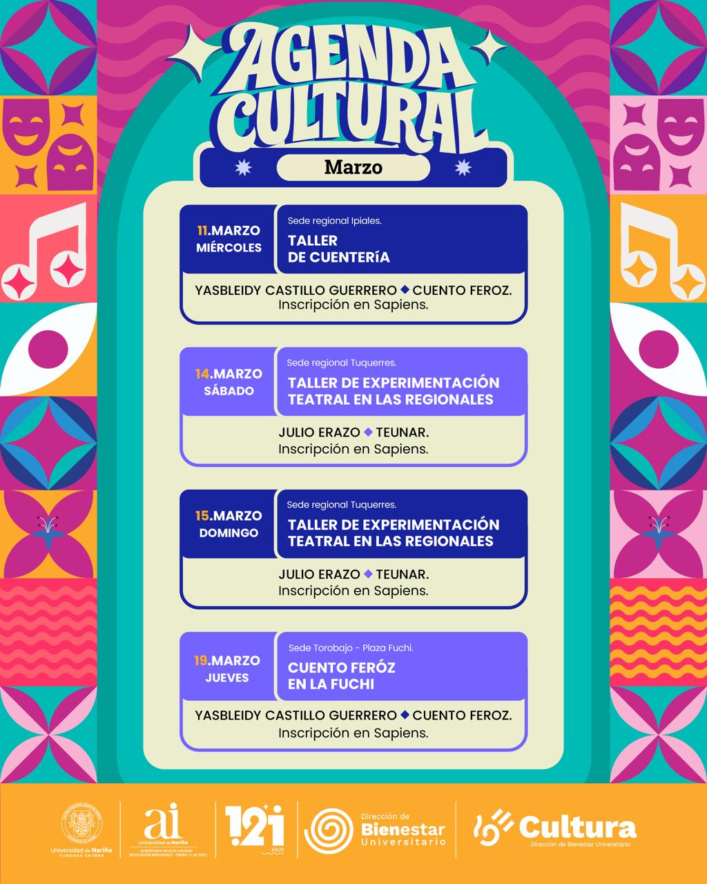 Agenda cultural marzo img1