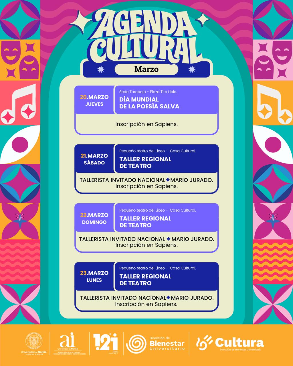 Agenda cultural marzo img2