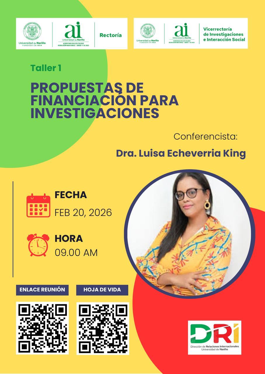 Taller 1 Propuestas de Financiación Internacional para Proyectos de Investigación