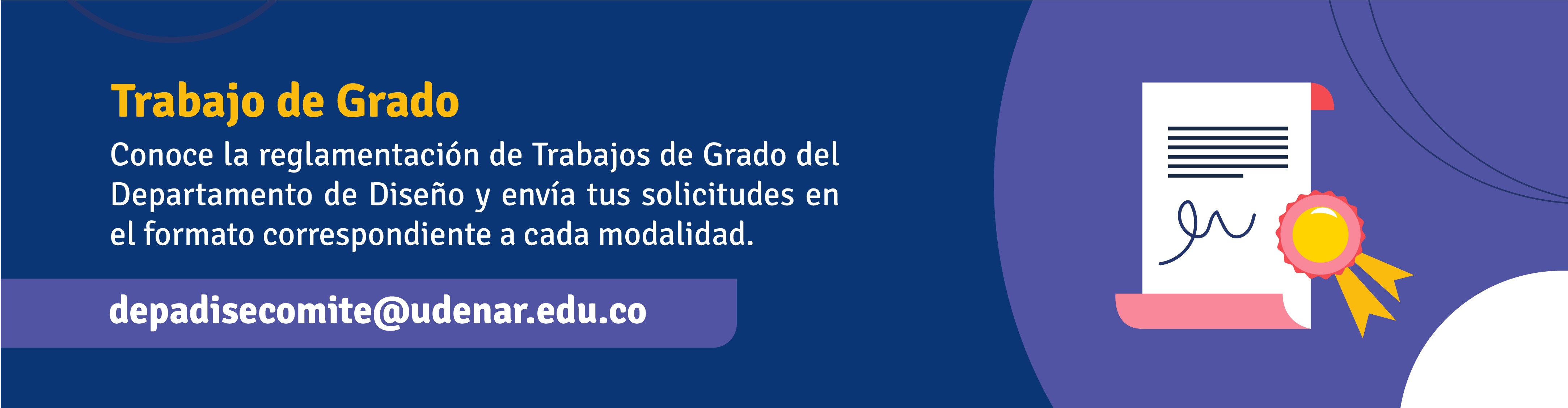 banner depadise Trabajos de grado