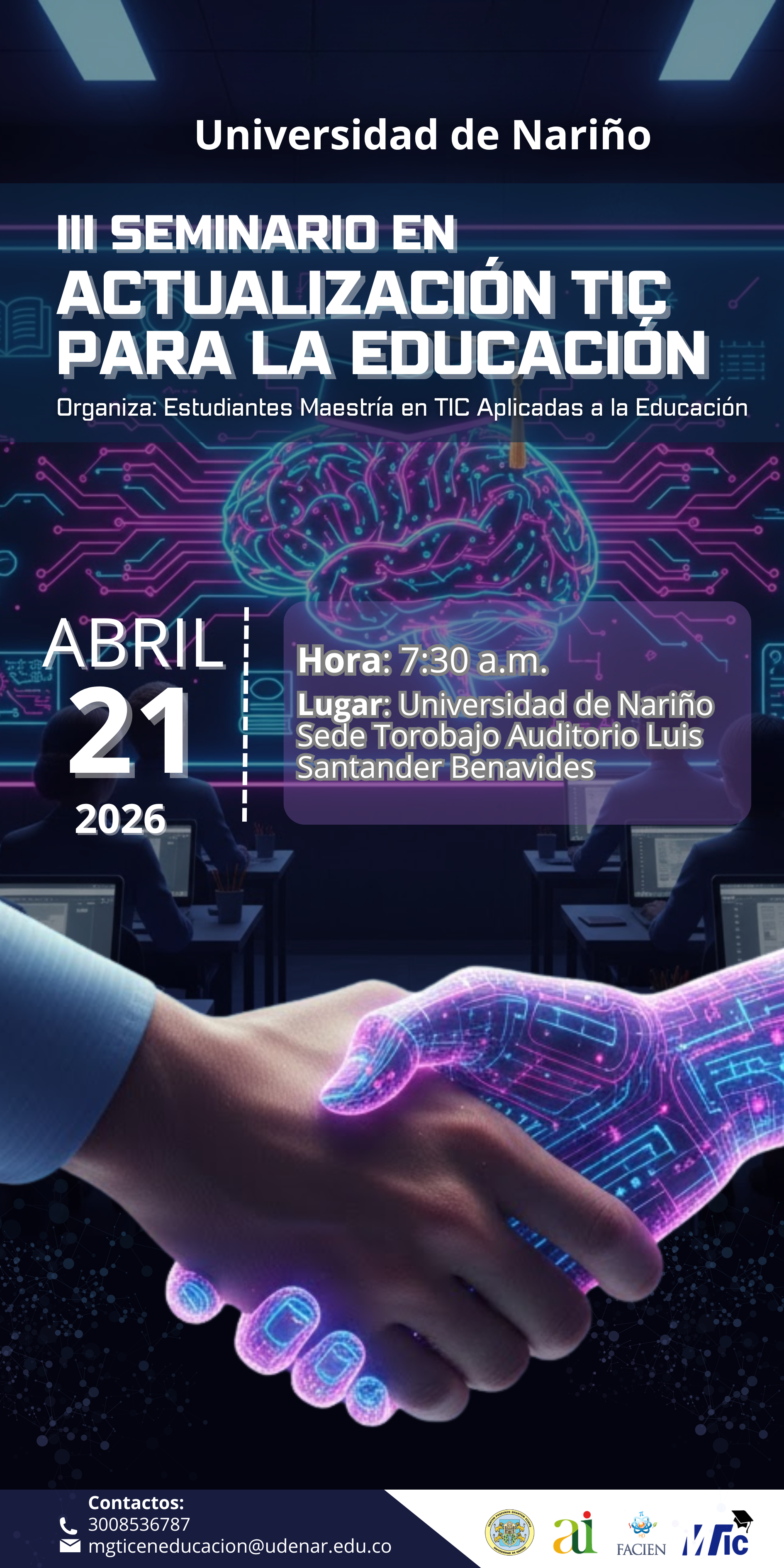 Afiche Banner III Seminario en Actualización TIC