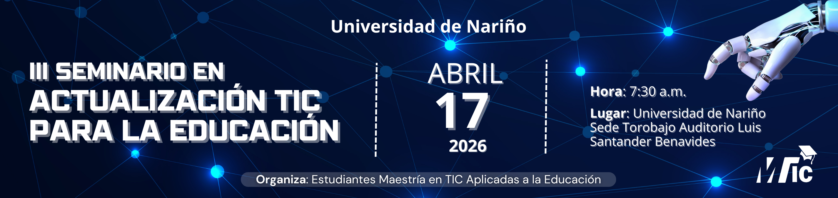 Banner III seminario tic aplicadas a la educación