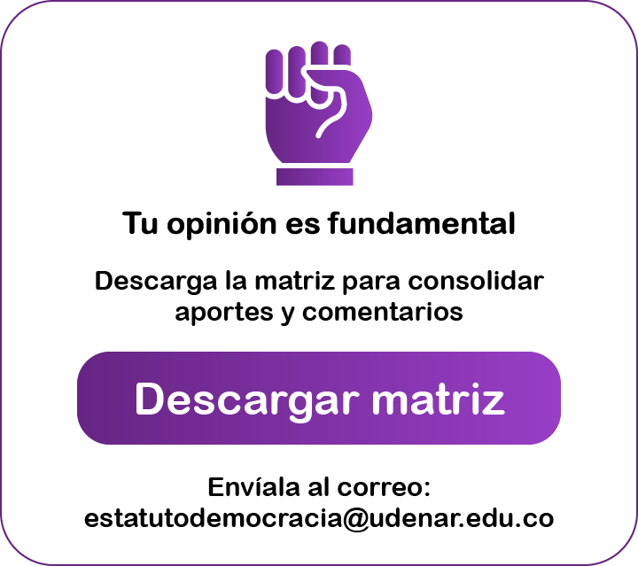 Botón Matriz Estatuto Democracia