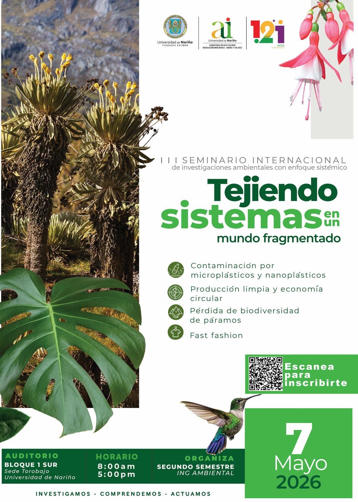 III SEMINARIO INTERNACIONAL INV AMBIENTALES