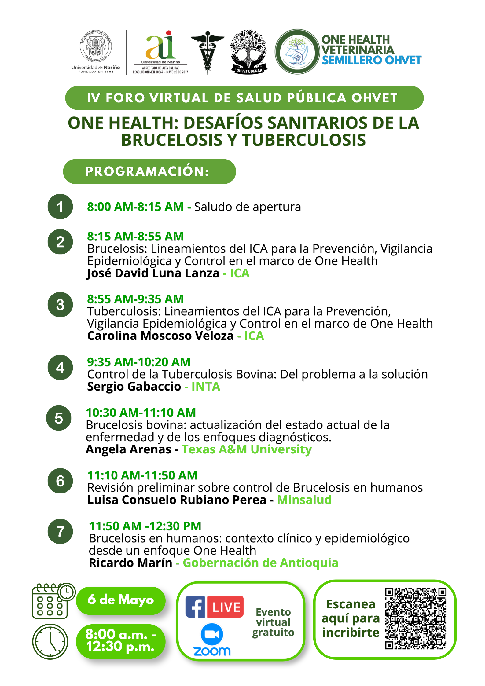 Programación Foro IV OHVET