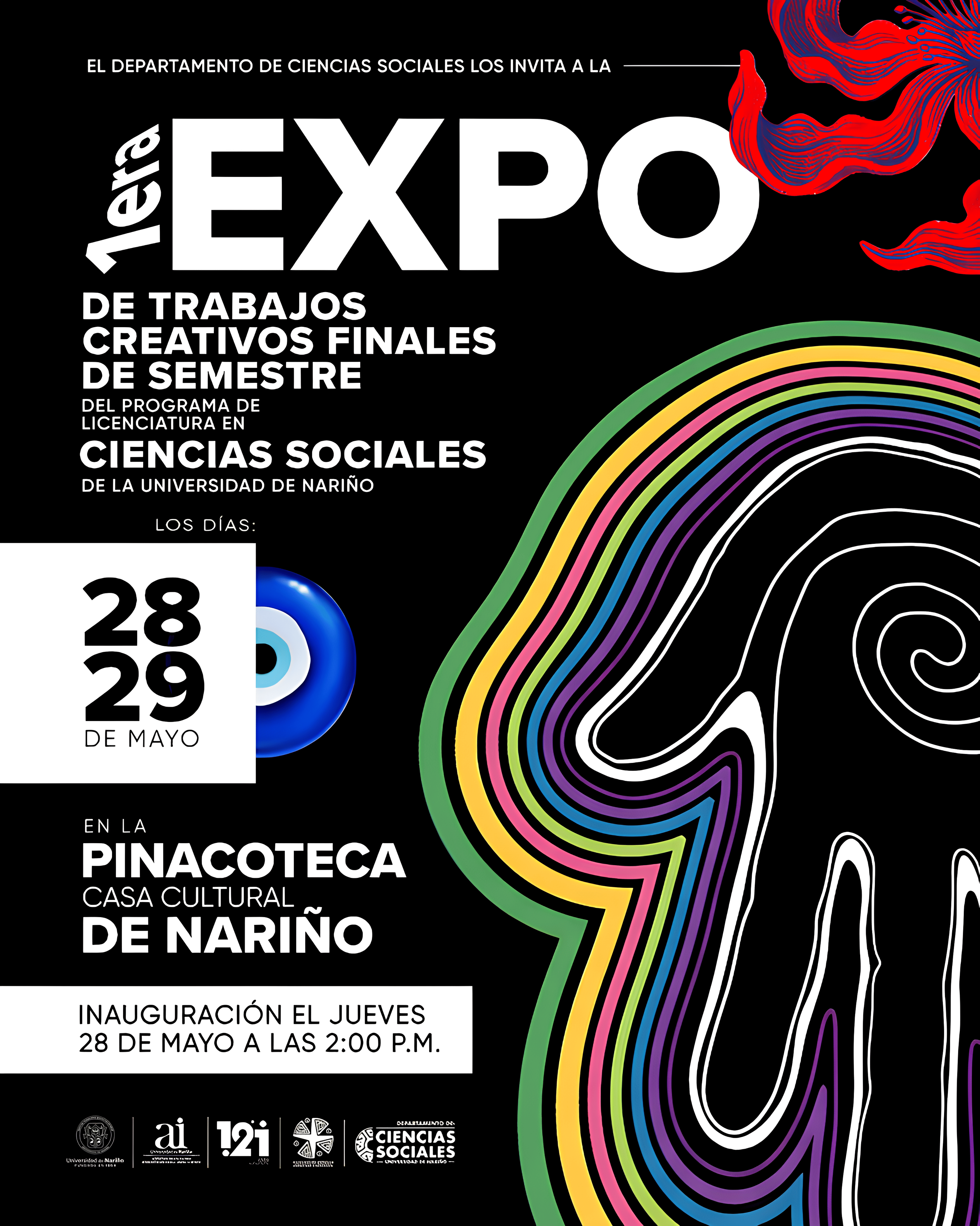 Evento 1era Expo de Trabajos Creativos Finales Lic Ciencias Sociales