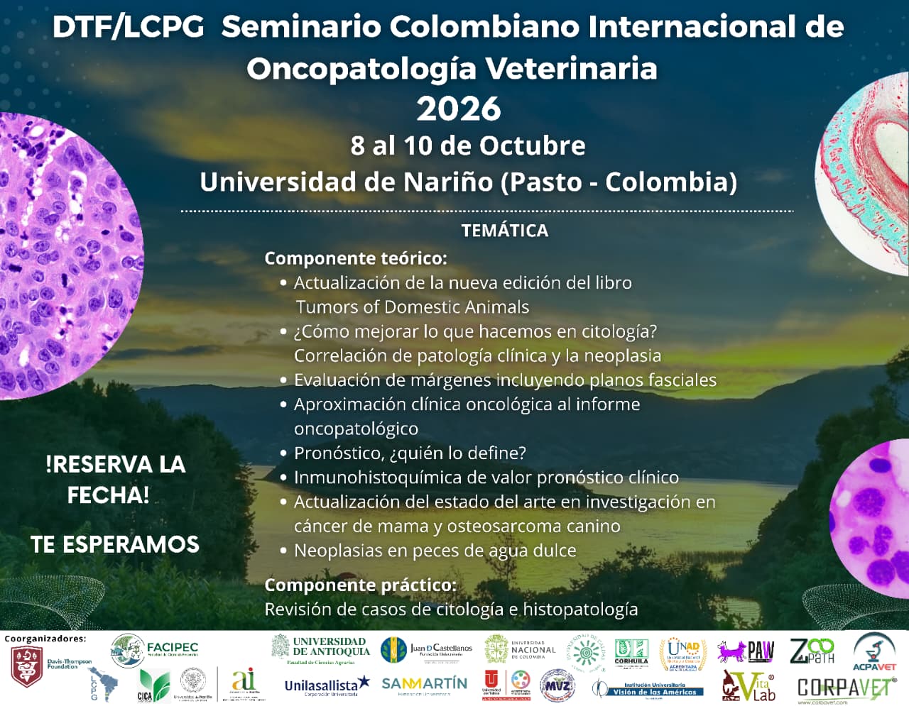 Seminario Colombiano Internacional de Oncopatología Veterinaria 2026